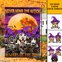 Thumbnail for Never Mind The Witch Garden Flag, DIY Gift For Dog Lovers AD