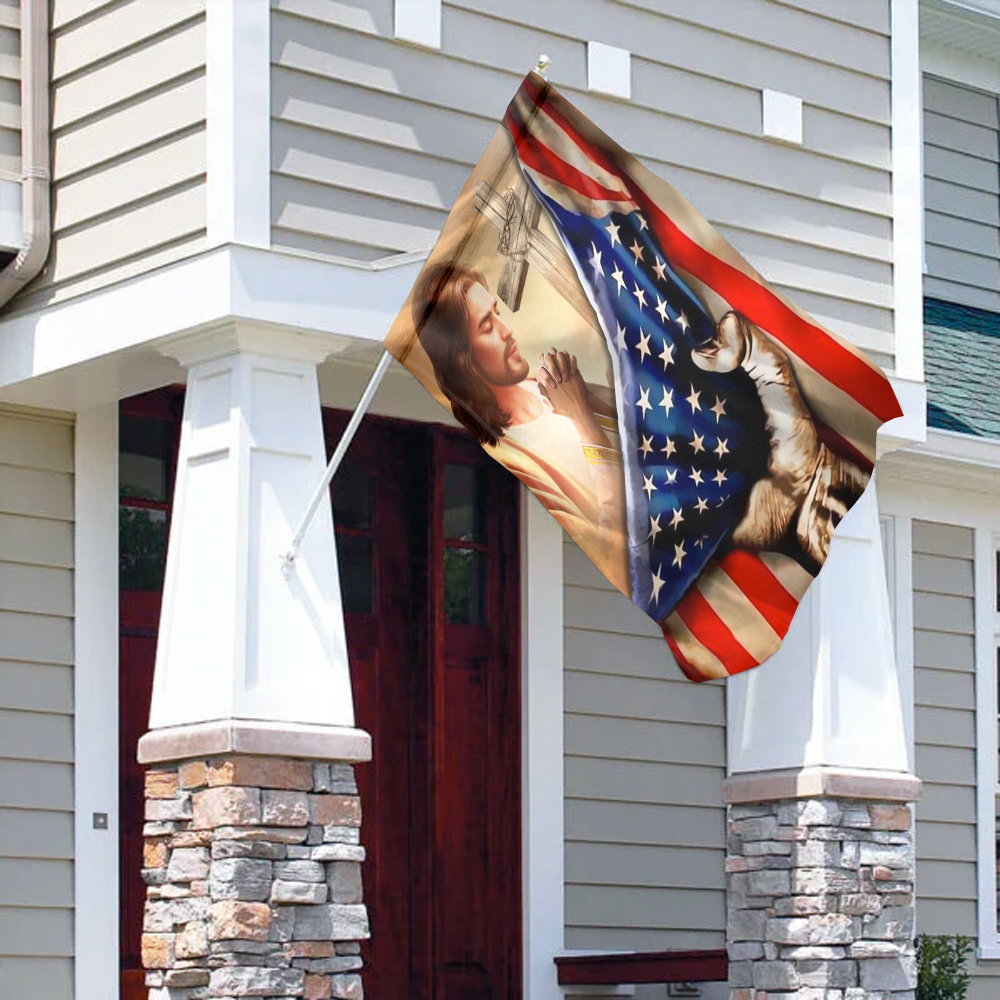 God Bless America Flag, 4th Of July Decoration AD