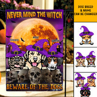 Thumbnail for Never Mind The Witch Garden Flag, DIY Gift For Dog Lovers AD