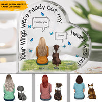 Thumbnail for Beloved Pet Memorial - Heart Acrylic Plaque  - Heart Acrylic Plaque AA