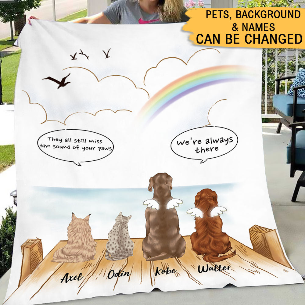 They Still Talk About You - Personalized Blanket, Memorial Gift For Pet Lovers AB