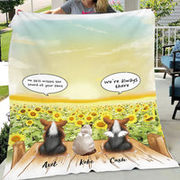Thumbnail for They Still Talk About You - Personalized Blanket, Memorial Gift For Pet Lovers AB