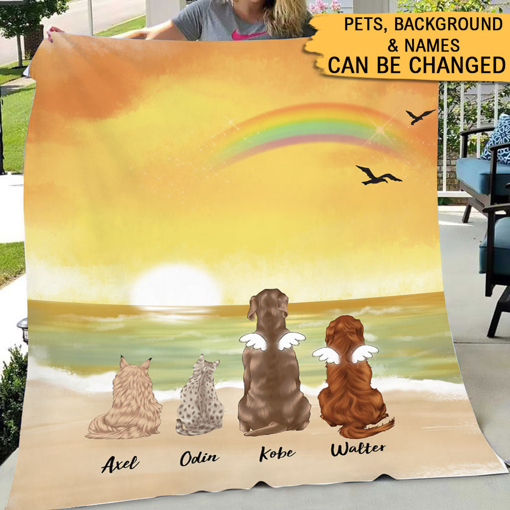 They Still Talk About You - Personalized Blanket, Memorial Gift For Pet Lovers AB