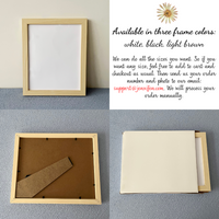 Thumbnail for Dearest Daddy Handprint Art Craft Photo Frame, Kids Footprint AA