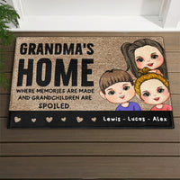 Thumbnail for Personalized Grandma's House Where Grankids Spoiled House Doormat AB