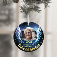 Thumbnail for A Piece Of My Heart Lives In Heaven- Personalized Ornaments, Custom Photo Gift JonxiFon