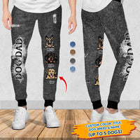 Thumbnail for Custom Dog Mom Dog Dad Jeans Pattern Sweatpants, Best Gift For Dog Lovers AB