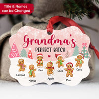Thumbnail for Personalized Mom Grandma Perfect Batch Grandkids Printed Wood Ornament, Christmas Gift For Grandparent AE