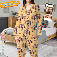 Thumbnail for Custom Face Photo Besties Pajamas Set, Gift For Best Friends FC