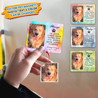 Thumbnail for Custom If Love Could Have Saved You Pet Photo Memorial Magnets, Fridge Magnet, Memorial Gift JonxiFon
