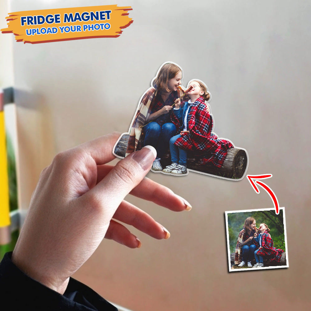 Custom Rv Camping Photo Magnets, Fridge Magnet For Camping Lovers JonxiFon