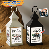 Thumbnail for Custom RV Photo Making Memories One Campsite Camping Lantern II, Gift For Camper JonxiFon