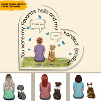 Thumbnail for Beloved Pet Memorial - Heart Acrylic Plaque  - Heart Acrylic Plaque AA