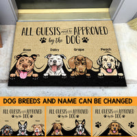 Thumbnail for Approved By The Dog Custom Doormat, DIY Gift For Dog Lovers AB