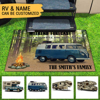 Thumbnail for Weekend Forecast It's The Most Wonderful Time To Go Camping-Personalized Doormat AB
