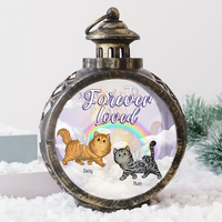 Thumbnail for Personalized Memorial Cat Christmas LED Light Ornament, Sympathy Gift For Cat Lover AE