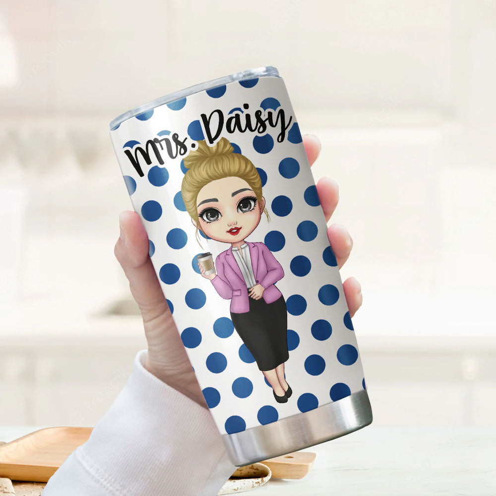 Teaching Is A Work Of Heart Teacher Tumbler, Back To School DIY Gift AA