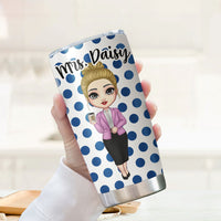 Thumbnail for Teaching Is A Work Of Heart Teacher Tumbler, Back To School DIY Gift AA