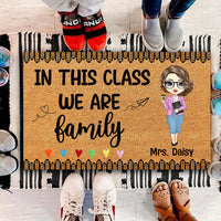 Thumbnail for In This Class We Are Family Teacher Doormat, Classroom Decor AB