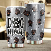 Thumbnail for Dog Mom With Dog Photo Tumbler, Best Gift for Dog Lovers AA
