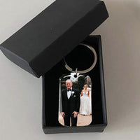 Thumbnail for Forever Your Little Girl Dad Photo Metal Keychain, Gift For Dad AA