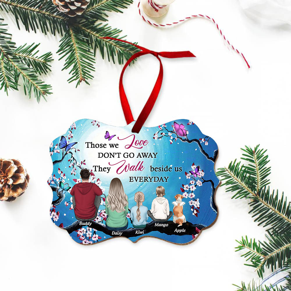 Memorial Family Member Loss Of Someone Christmas In Heaven Personalized Ornament AE