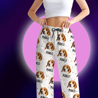 Thumbnail for Custom Cookie Photo & Name Pajamas Set, Pet Lover Gift, Couple Gift AB