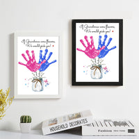 Thumbnail for If Grandmas/Moms Were Flowers Photo Frame, Kids Handprint Keepsake AA