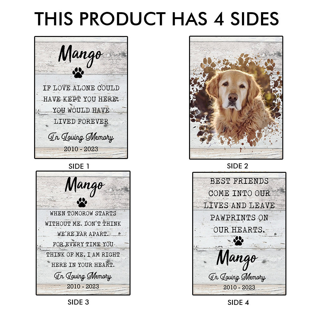 If Love Alone Could Have Kept You Pet Memorial Lantern II, Memorial Gift FC