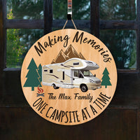 Thumbnail for Custom Keep Calm & Camping Wooden Sign, Gift For Camper Z