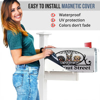 Thumbnail for Custom Home Address With Your Lovely Dogs Magnetic Mailbox Cover, Pet Lover Gift AF