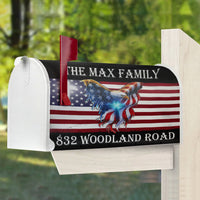 Thumbnail for Eagle America Flag Magnetic Mailbox Cover AF