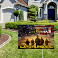 Thumbnail for All Gave Some, Some Gave All Veteran Lawn Sign, 4th Of July Decoration AN