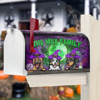 Thumbnail for Scary Night With Dog Halloween Mailbox Cover , Dog lover Gift AF