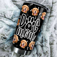 Thumbnail for Dog Mom With Dog Photo Tumbler, Best Gift for Dog Lovers AA