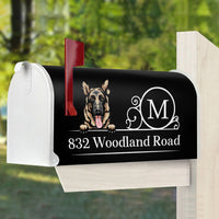 Thumbnail for Custom Family Name House Address Magnetic Mailbox Cover, Pet Lover Gift AF
