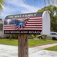 Thumbnail for Eagle America Flag Magnetic Mailbox Cover AF