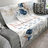 Thumbnail for Nana Mom We Love You Fleece Blanket, Gift For Grandma AB