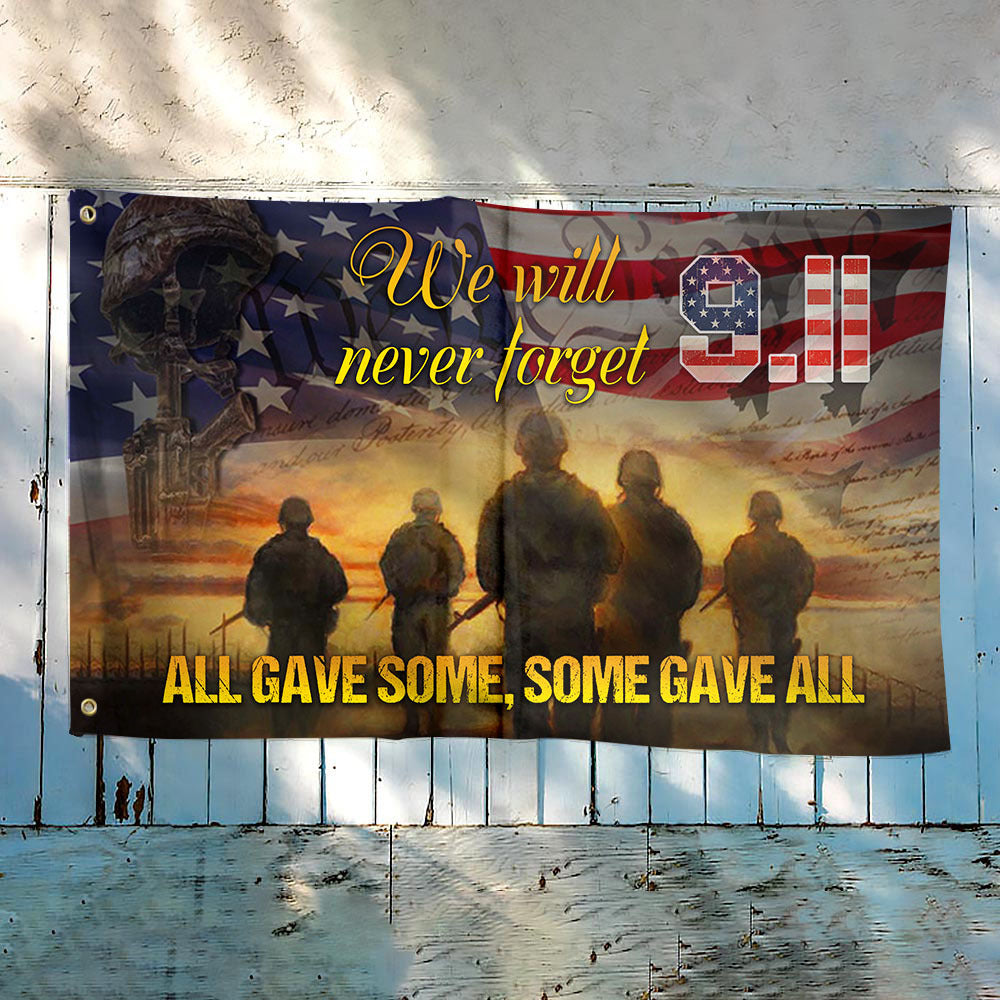 All Gave Some, Some Gave All Veteran Grommet Flag AJ