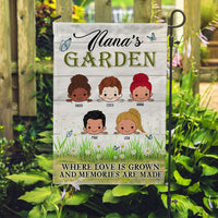 Thumbnail for Nana's Garden Where Love Is Garden Flag, Grandma Gift AD