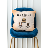 Thumbnail for Fluffy Gifts For Dog Lovers - Personalized Pillow AD