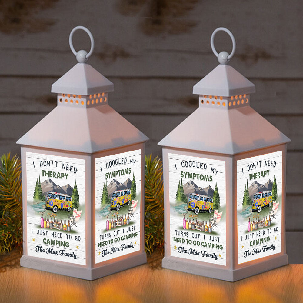 Custom I Googled My Symptoms RV Photo Camping Lantern II, Gift For Camper JonxiFon