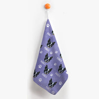 Thumbnail for Custom Dog Cat Photo With Name Hand Towel, Pet Lover Gift JonxiFon