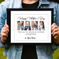 Thumbnail for Custom Happy Mother's Day Grandma Photo Collage Picture Frame, Gift For Mom/Grandma AA