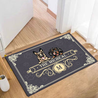Thumbnail for Personalized Elegant Dog Lover Family Welcome Doormat, Elegant Gift For Dog Lovers AB