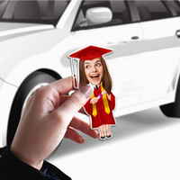 Thumbnail for Personalized Photo Graduation Senior 2023 Magnet, Fridge Magnet, Graduation Gift JonxiFon