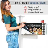 Thumbnail for Pumpkins & Sunflowers Dog Cat Mailbox Cover, Dog lover Gift AF