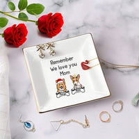 Thumbnail for Personalized Dog Cat Ring Dish Custom Name Trinket Tray Gift for Family TRANG-THUY