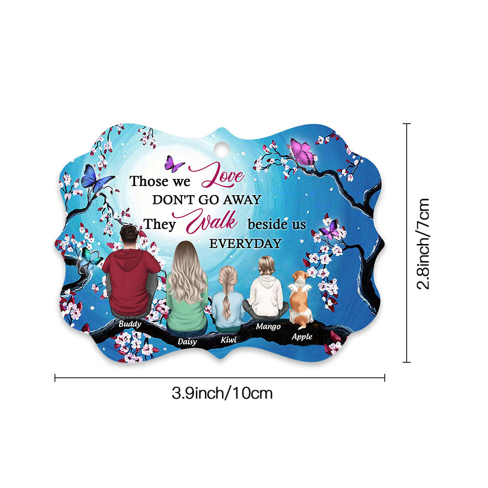 Memorial Family Member Loss Of Someone Christmas In Heaven Personalized Ornament AE