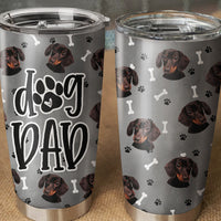 Thumbnail for Dog Mom Dog Dad Photo Upload Tumbler, DIY Gift For Pet Lovers AA